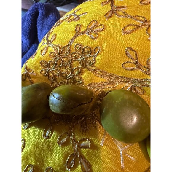 Chunky Hefty Serpentine Stone Necklace READ/SEE - Picture 6 of 6